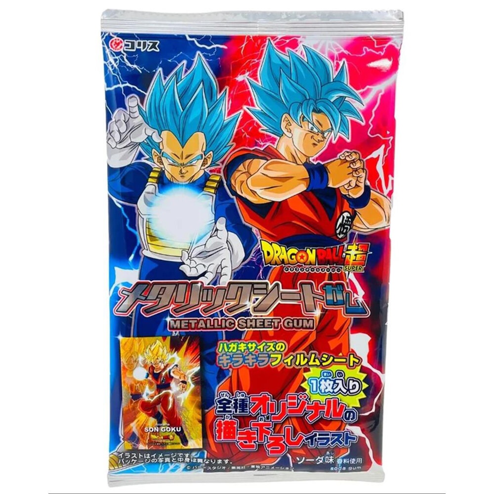 ドラゴンボール超メタリックシートガム | 菓子・食品総合卸売の株式